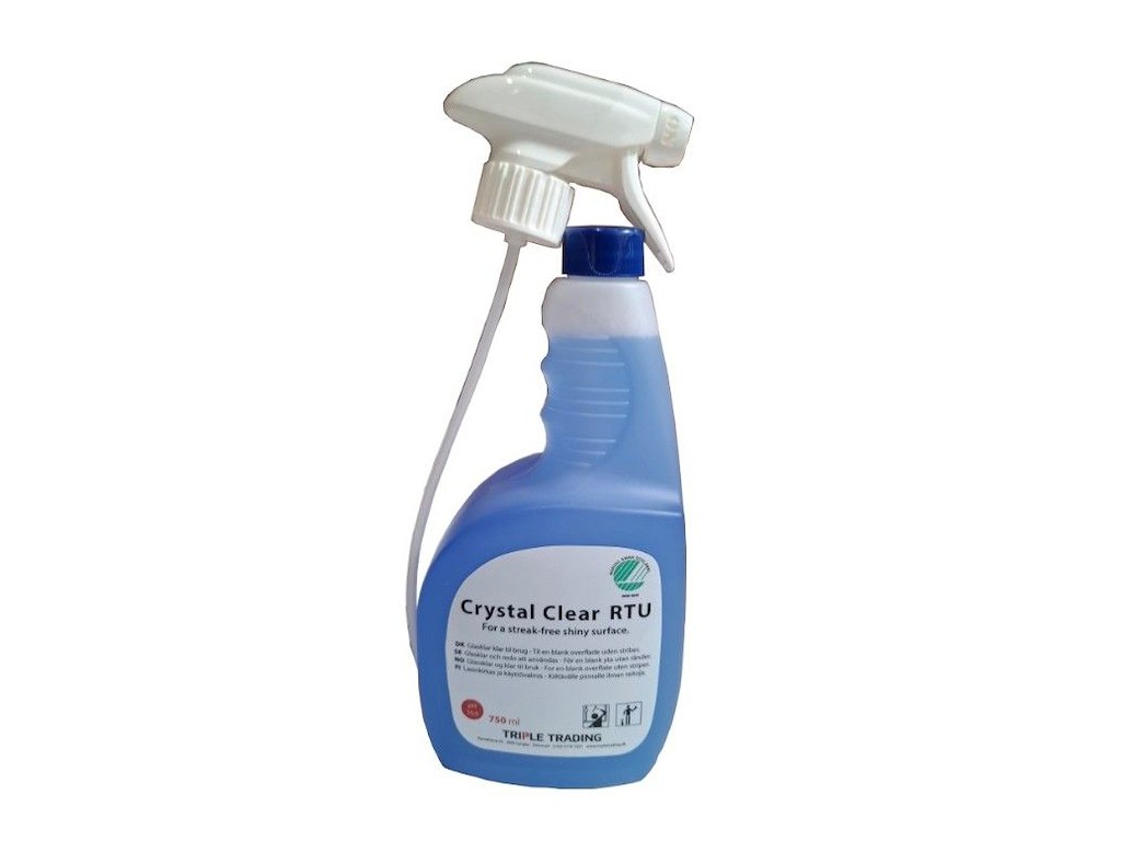 Glasrens Turbo, Svanemærket, m/farve; 6x750ml/kolli