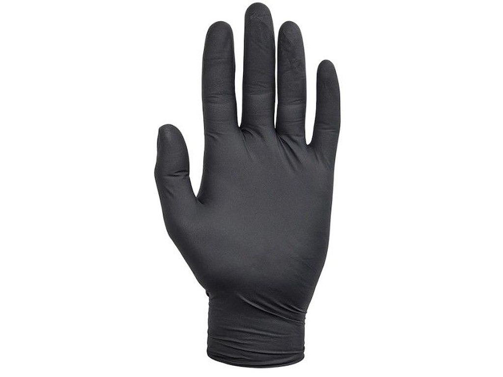 Nitrile Powder Free Gloves Black color, Size XL, 10x100 stk/kolli