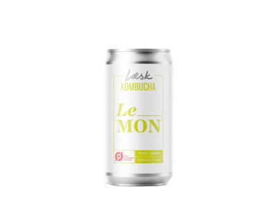 LÆSK Kombucha Lemon, Økologisk 24stk, 25cl,
