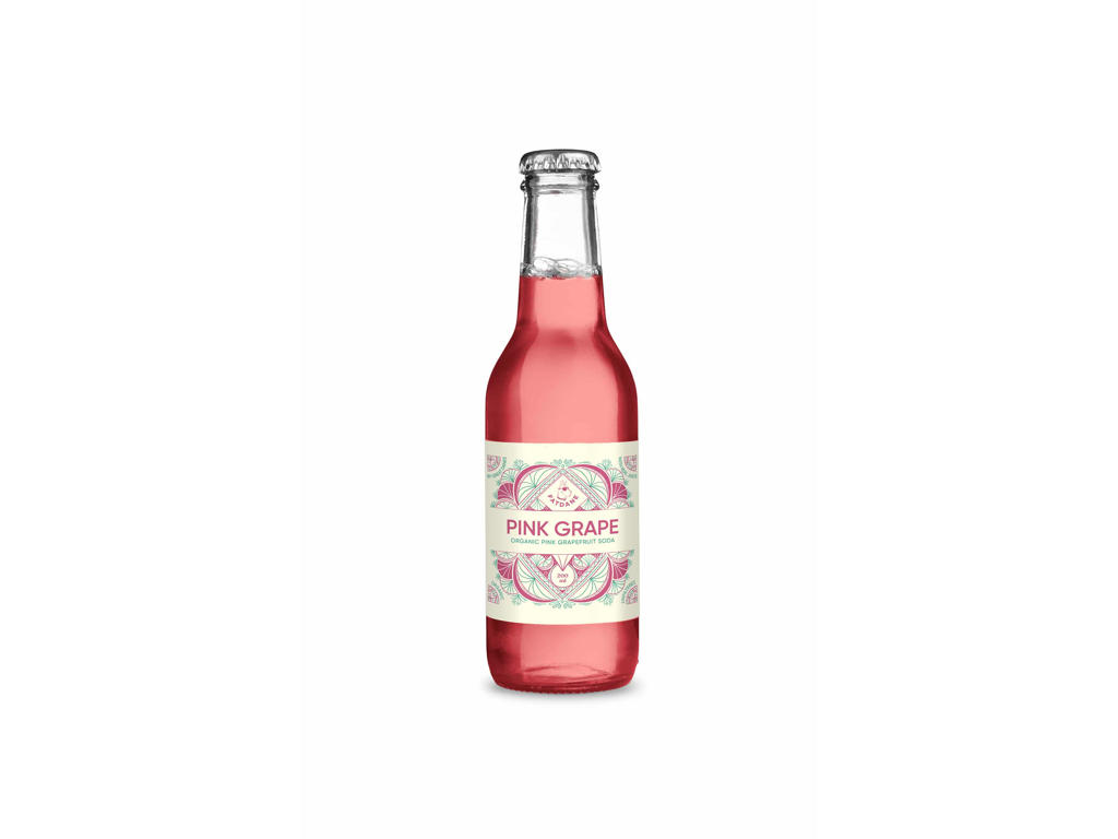 Fatdane Pink Grape Øko, 20 cl. 12 stk