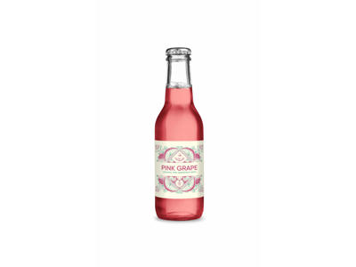 Fatdane Pink Grape Øko, 20 cl. 12 stk