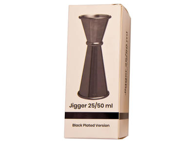 Nordicbar Jigger V-Shape 25/50 ml Black