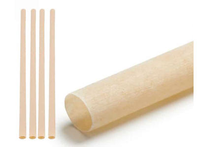Bambusfibre Sugerør Natur 8x230mm (200 stk)