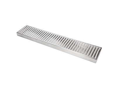Stål drypbakke 50x10x2,5 cm