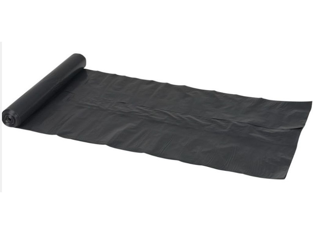 Sorte affaldssække 700x1100 mm, 45 MY - 100% recycled - 18 ruller af 10 sække