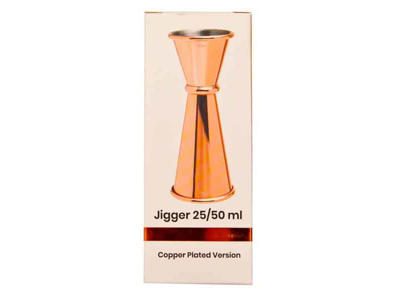 Nordicbar Jigger V-Shape 25/50 ml Kobber