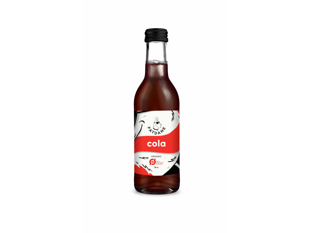 Fatdane Cola Øko, 25 cl, 24 stk