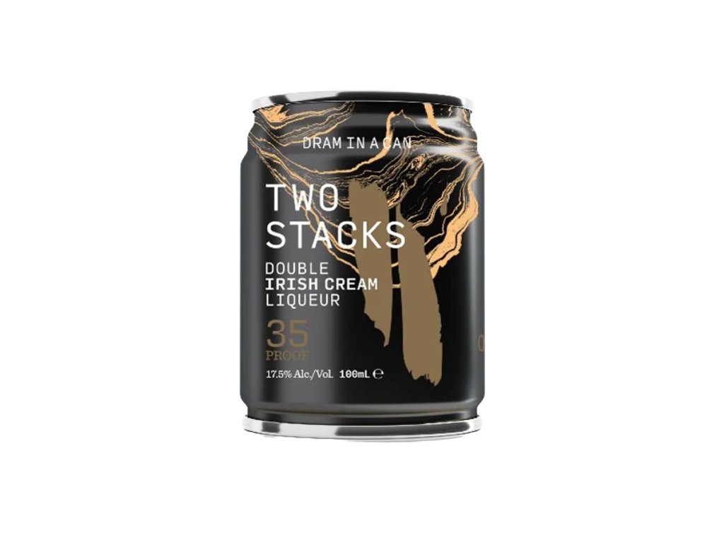 Two Stacks - Double Irish Cream Can, 10cl.