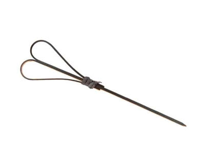 Bambus Sort Hjerte 12 cm 100 stk