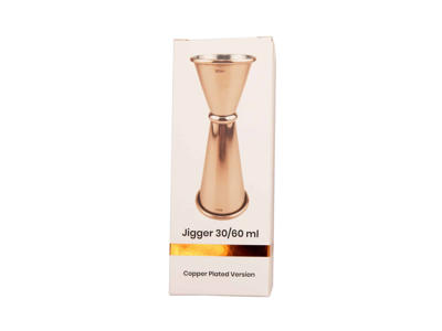 Nordicbar Jigger V-Shape 30/60 ml Kobber