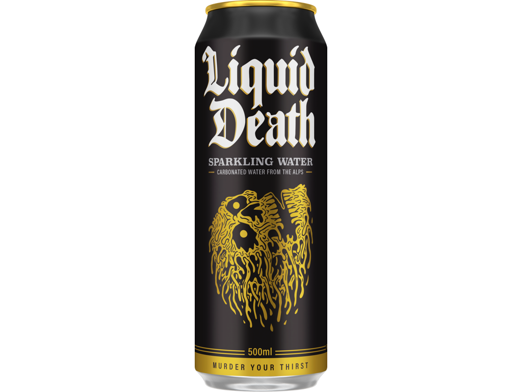 Liquid Death Sparkling Water 50cl, 12stk,