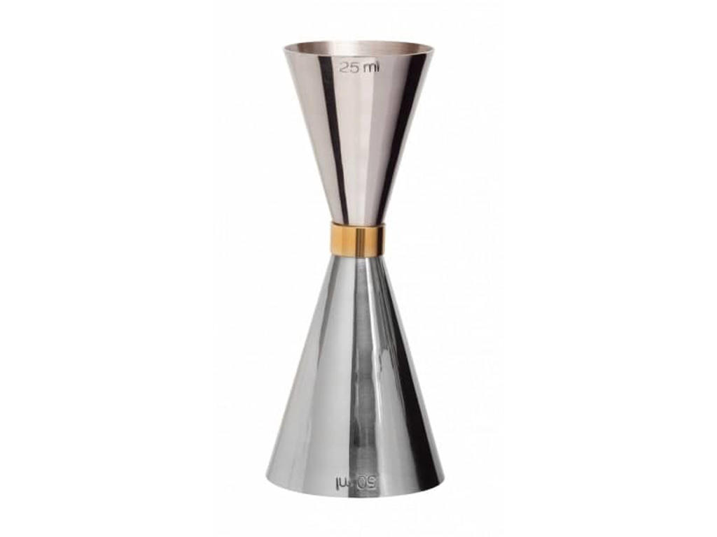 Jigger Slim Style m. guldbånd 25/50 ml