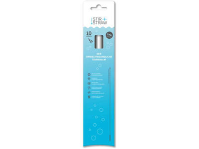 Stir + Straw 270x6 mm (10 stk)