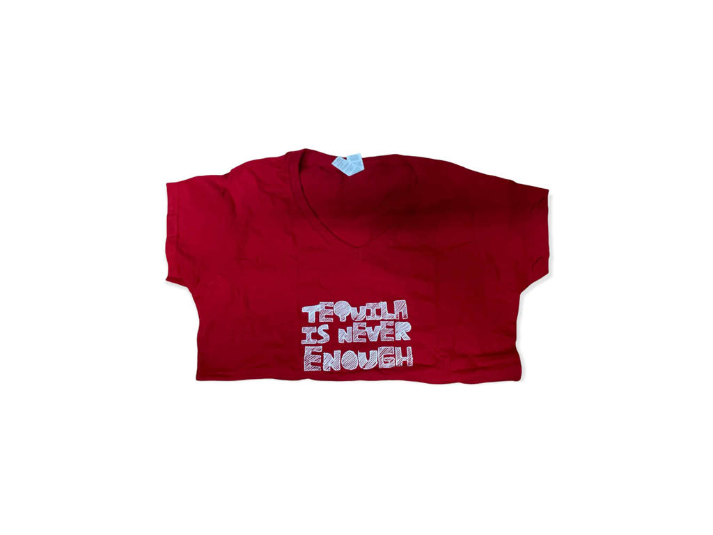 Calle 23 T-Shirt Rød "Tequila is never enough"
