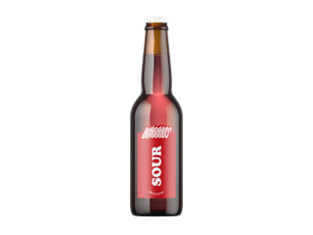 Blågårds Hindbær Sour, Økologisk 24 stk, 33 cl,
